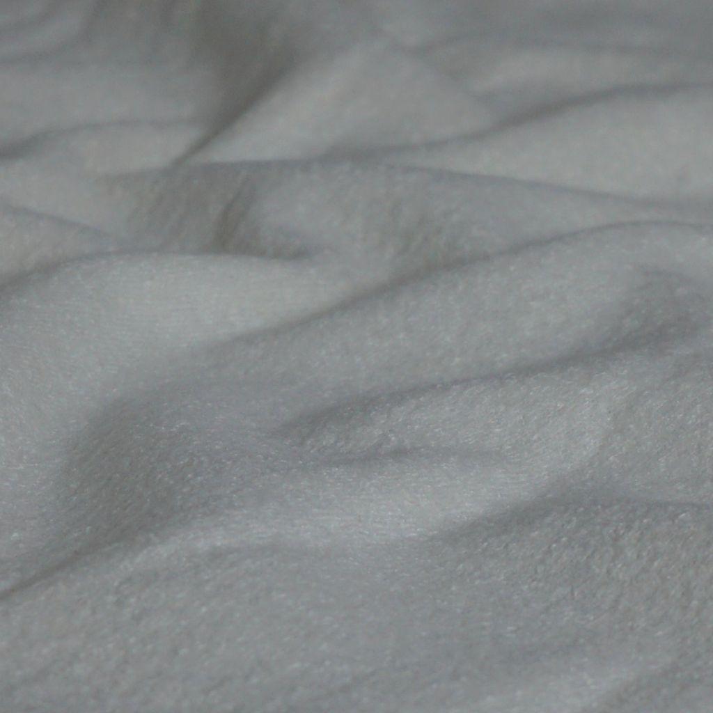 Viskose Wolle Mix gewalkt ecru wollweiß